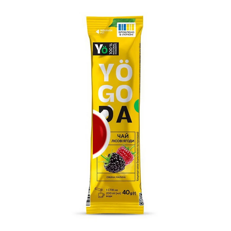 Yogoda Tea - 40 г ожина малина