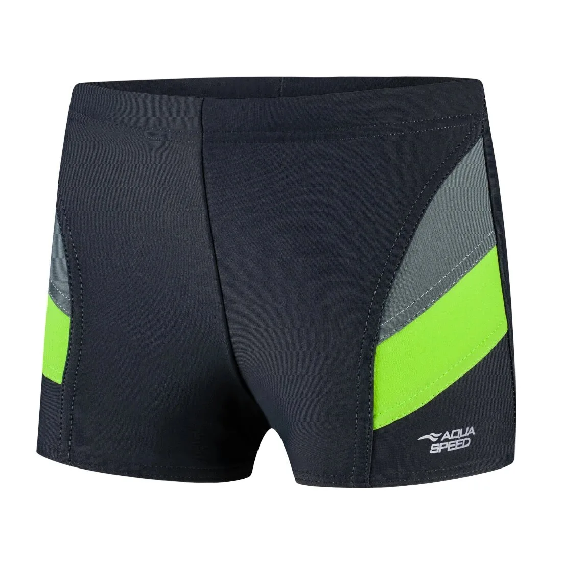 Плавки боксери для хлопчиків для плавання Aqua Speed ANDY 5593 Сірий-Зелений Діт 349-38 (Оригінал)     146 см