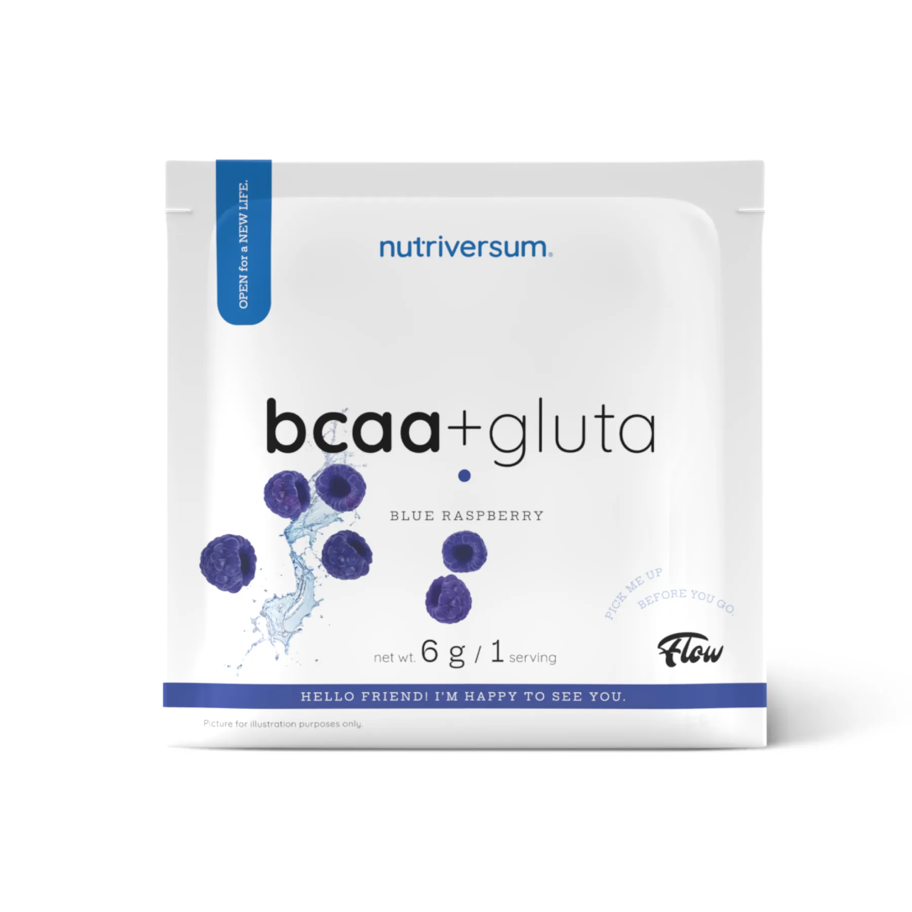 Sample BCAA+Gluta без цукру - 6 г блю распберрі