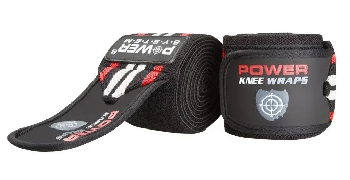 Knee Wraps Power System PS-3700 Knee Wraps Red/Black pair