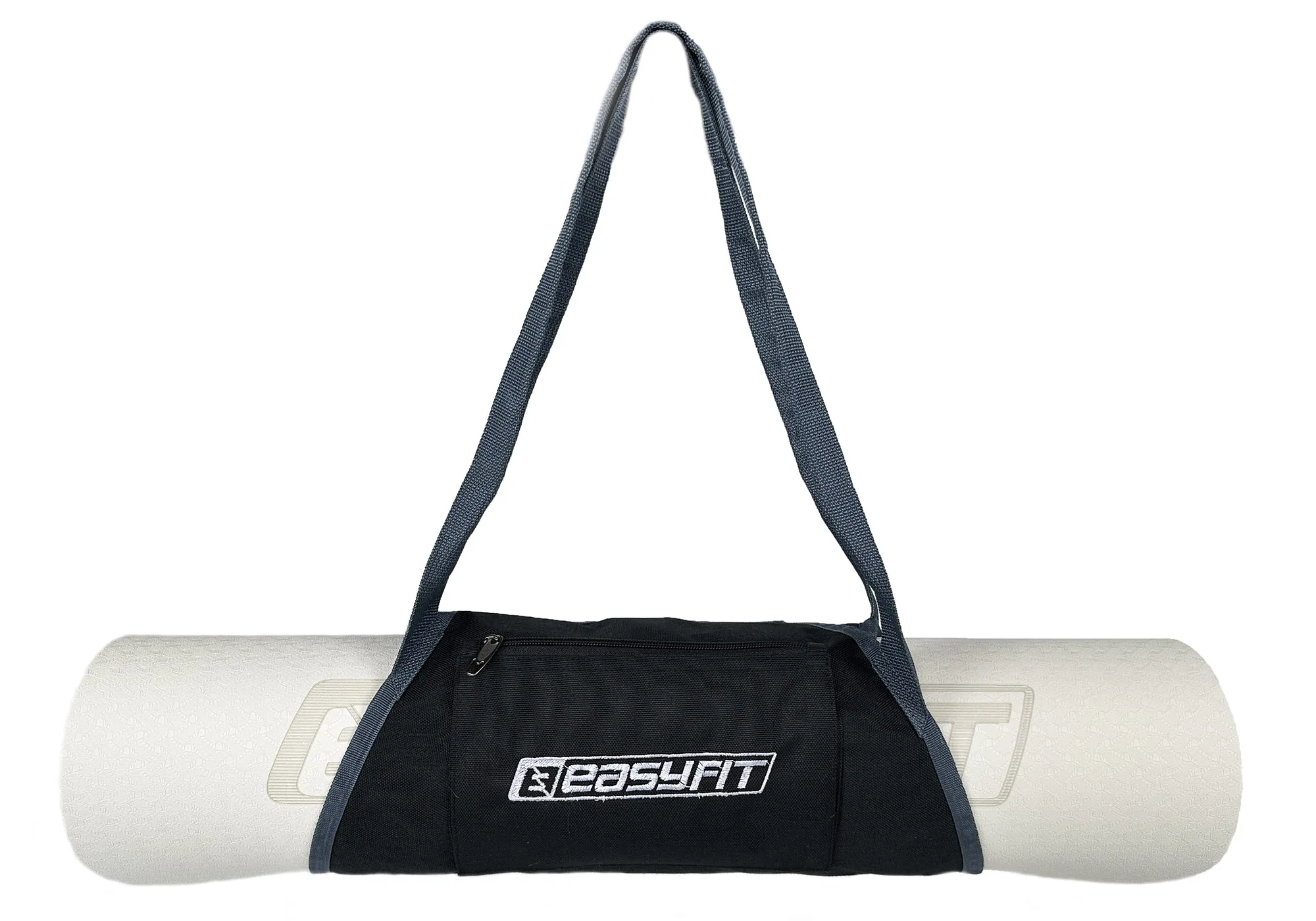 Сумка-переноска EasyFit для йога-килимка сіра
