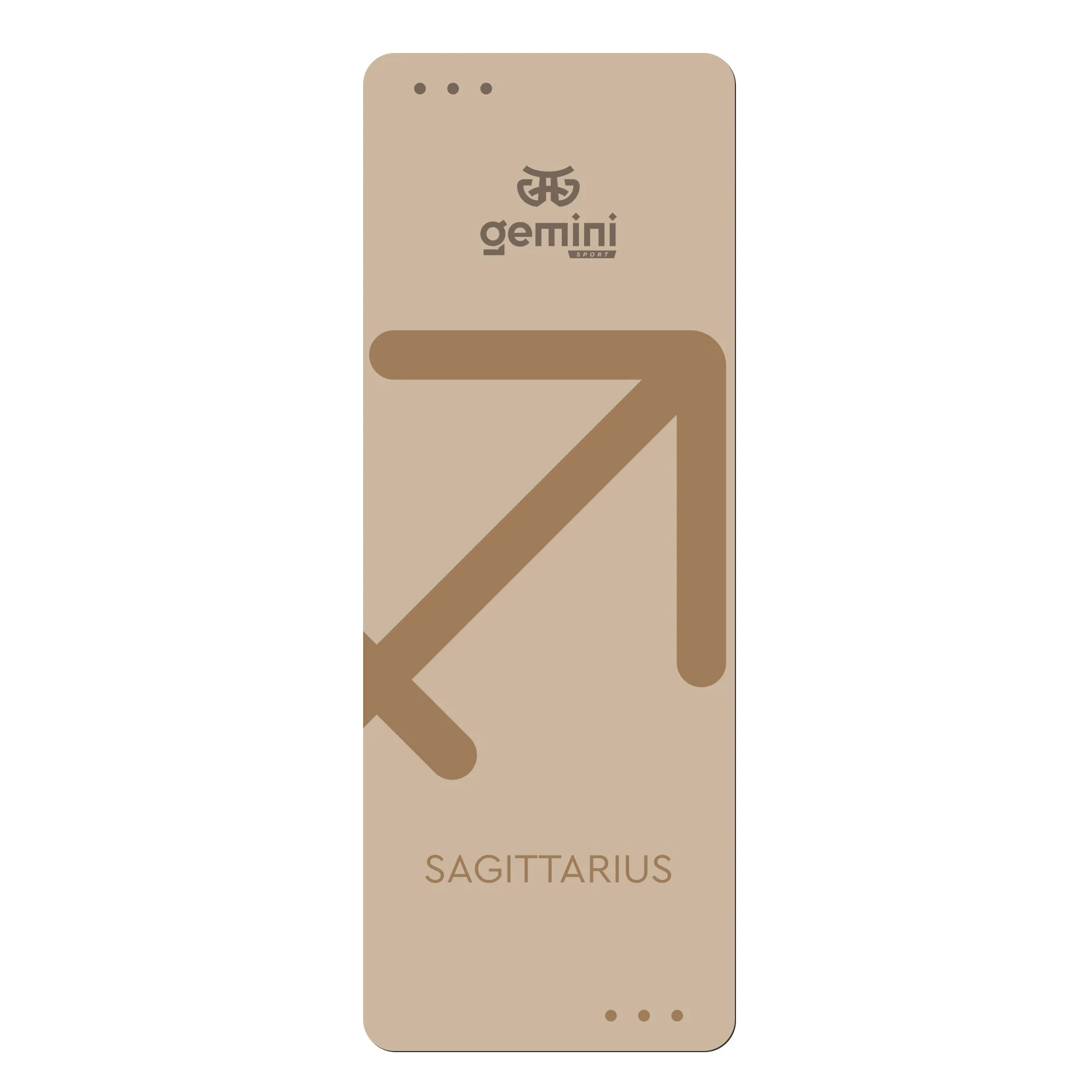 Коврик для йоги каучуковый полиуретан Pro Zodiac SAGITTARIUS Sport Pro стрелец 183 см*68 см*5 мм