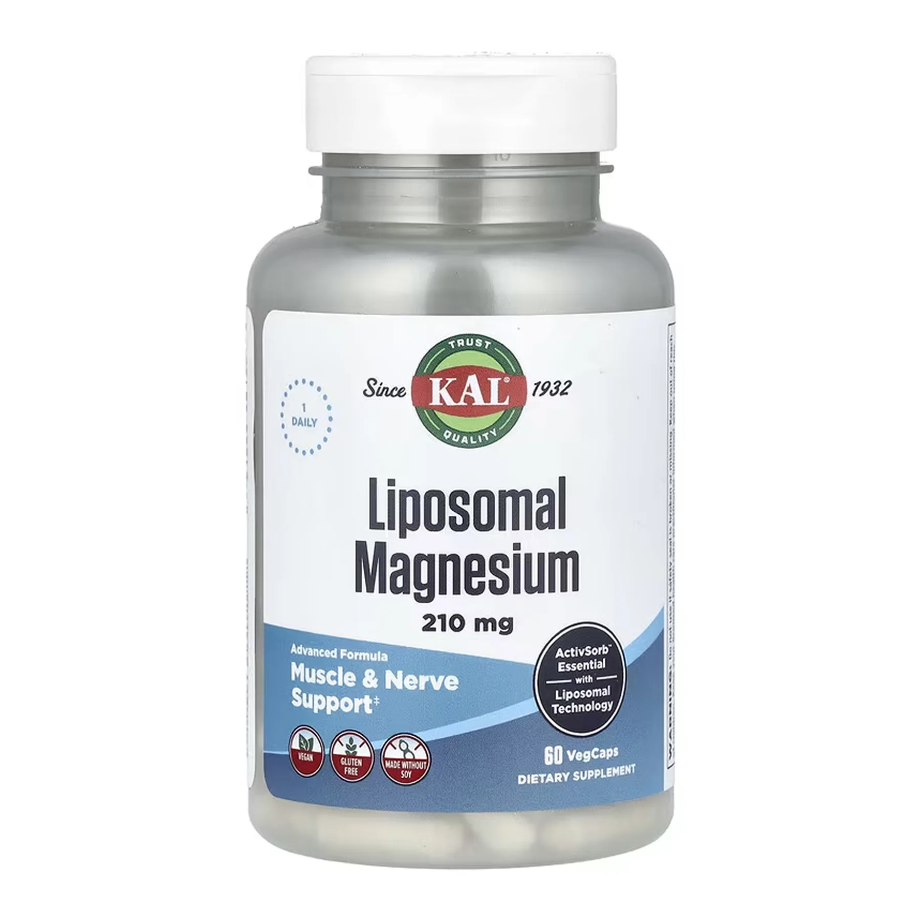 Liposomal Magnesium 210 мг - 60 капсул