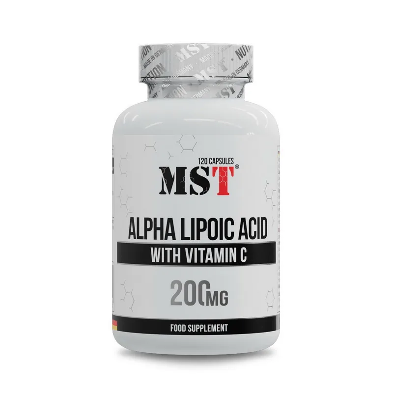 Alpha Lipoic Acid with Vitamin C-200 мг - 120 капсул