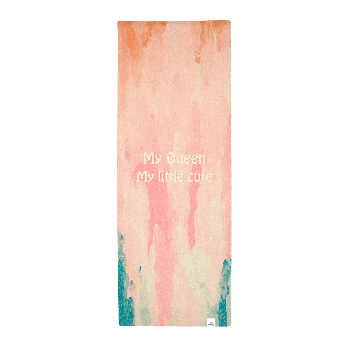 Килимок для йоги каучуковий лляний Sport 183 см 68 см 4 мм Queen