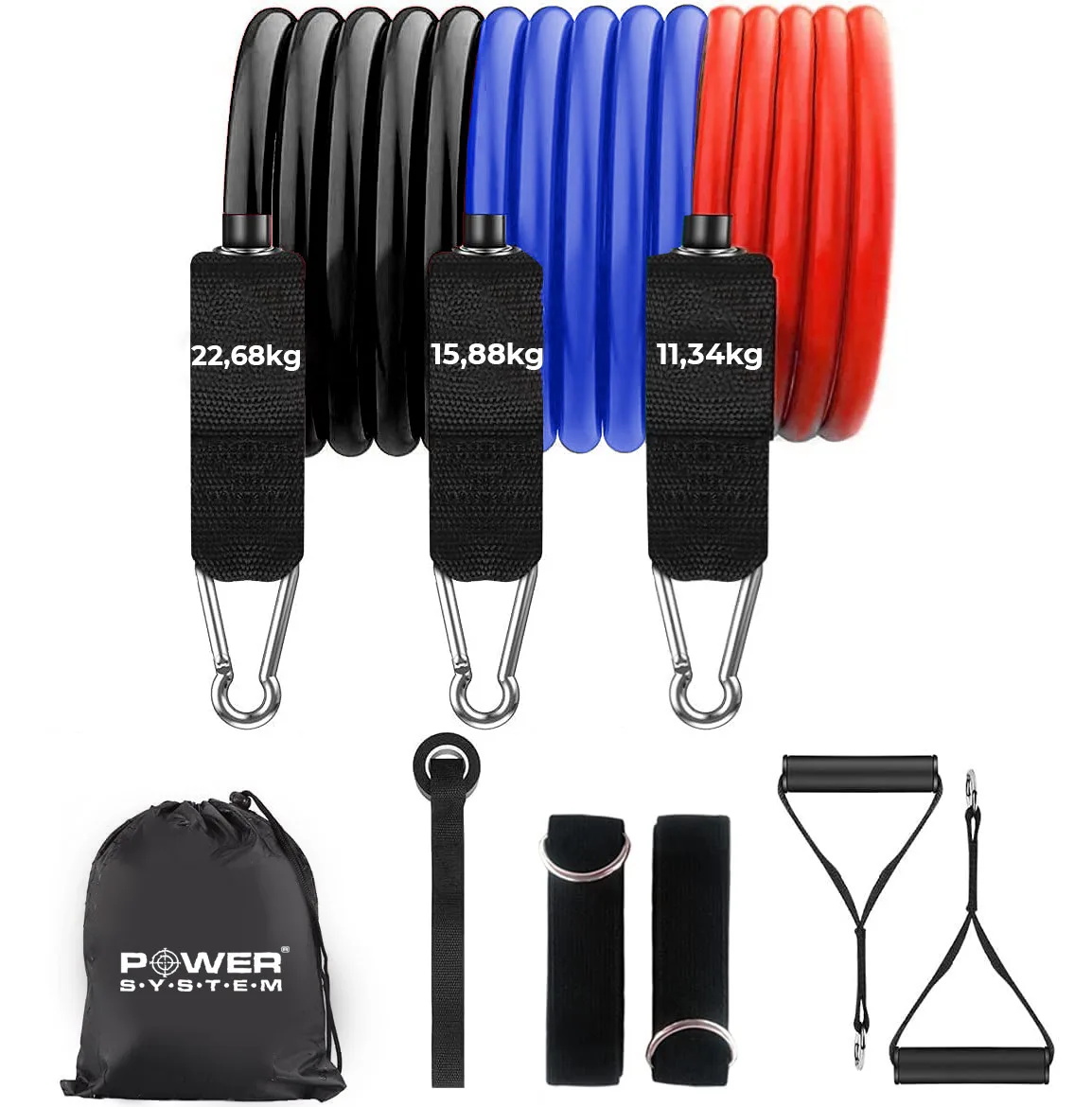 Набір трубчастих еспандерів Power System PS-4098 Ultimate Set Expander 3 шт.