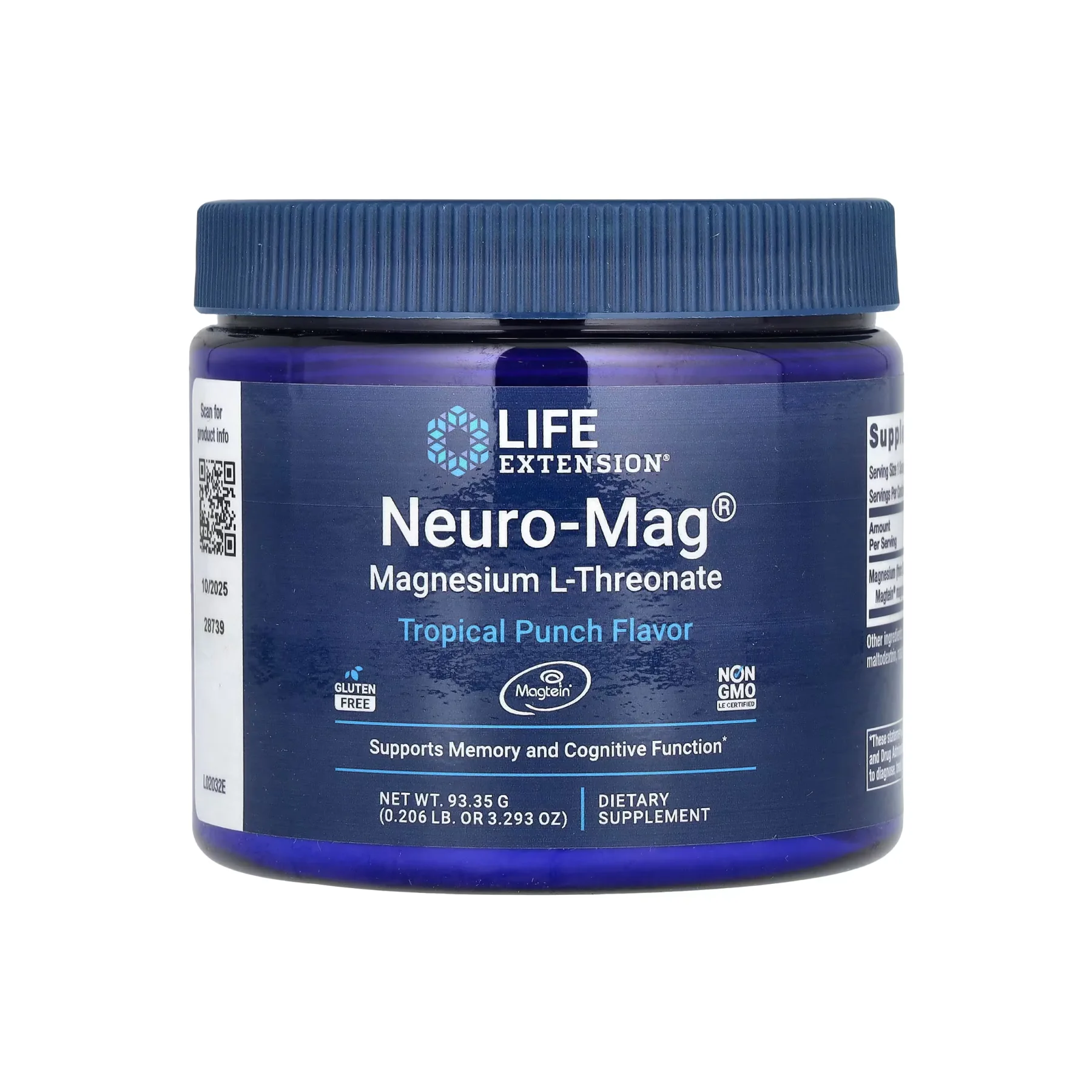 Neuro-Mag® Magnesium L-Threonate - 93,35 г