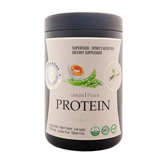 Pea Isolate Protein + Lecithin & Psyllium - 700 г Ваніль