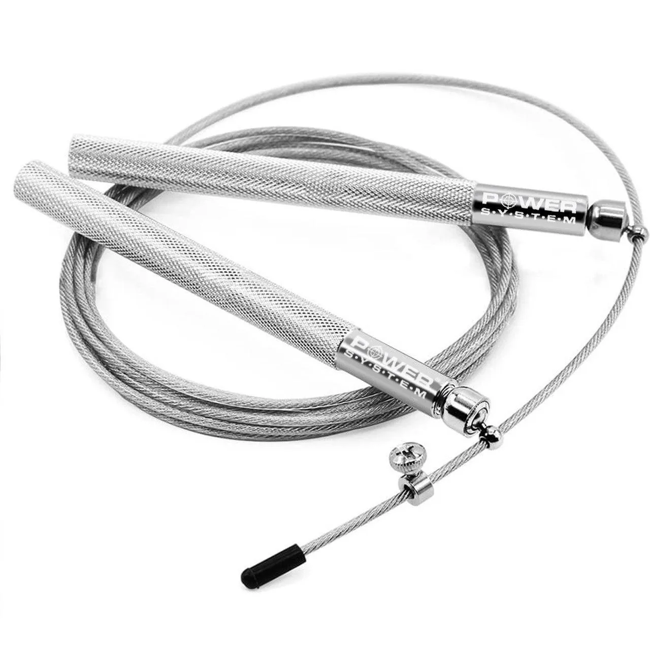 Скакалка швидкісна Power System PS-4064 Ultra Jump Rope срібний 2,75 m.