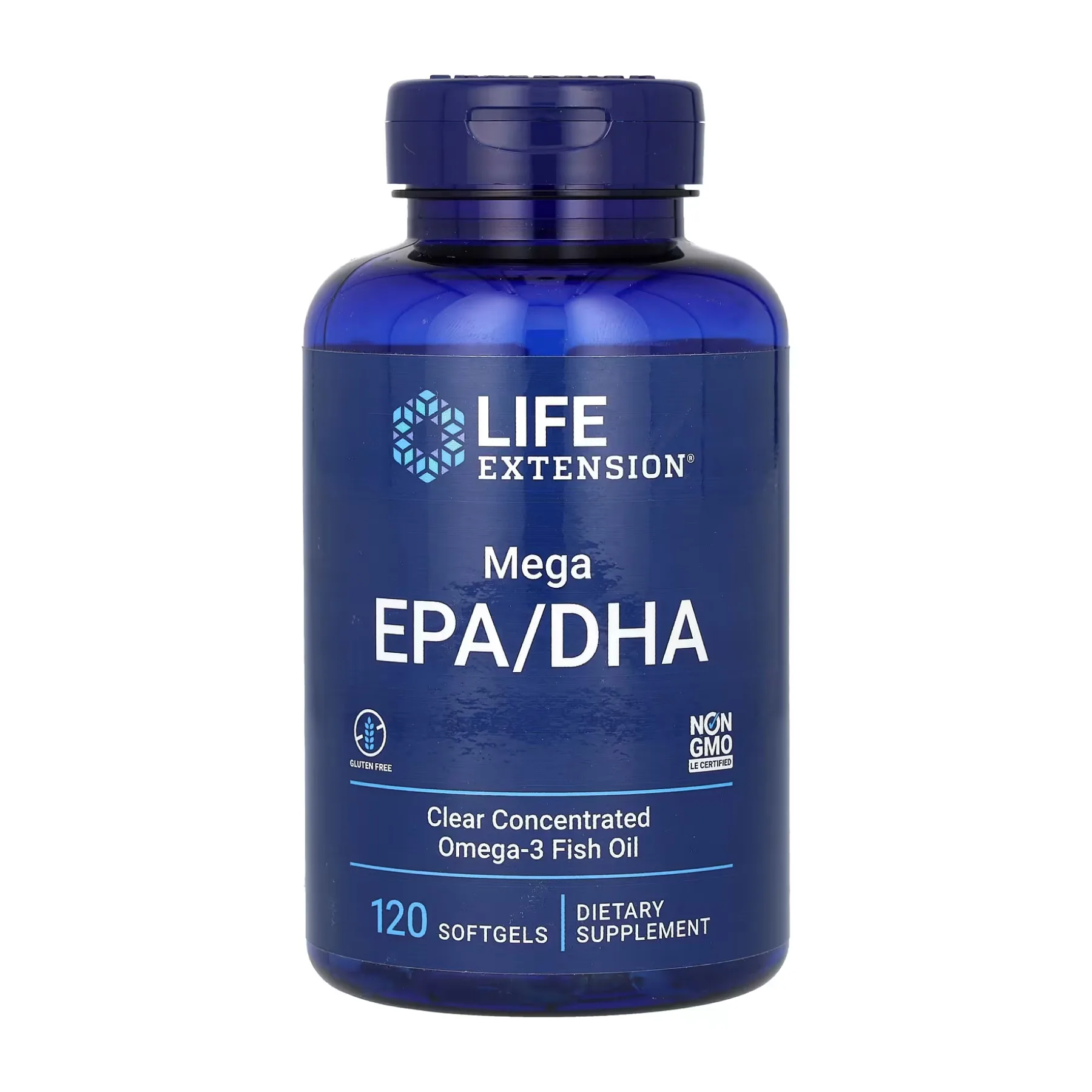 Mega EPA/DHA Omega-3 Fish Oil - 120 софтгель (до 09,26)