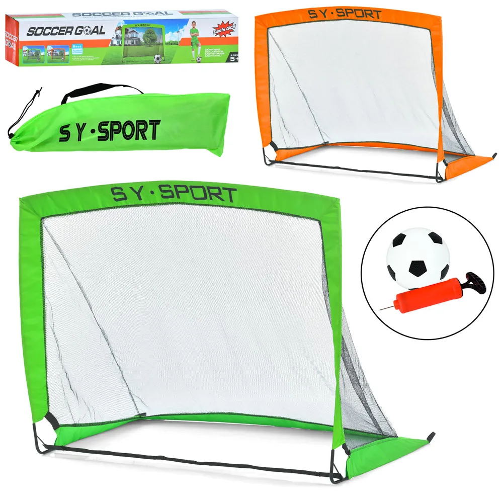 Ворота футбольні складні тренувальні MR 1391 зелений