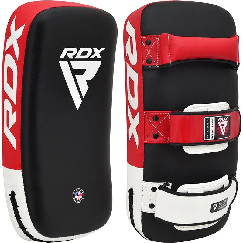 Пади для тайського боксу RDX T1 Curved Thai Kick Pad Red (1 шт.)