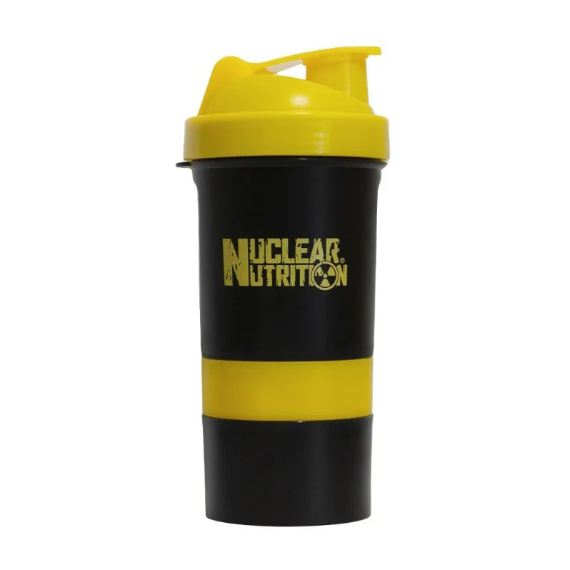 Shaker Nuclear Nutrition - 400 мл, жовтий/чорний