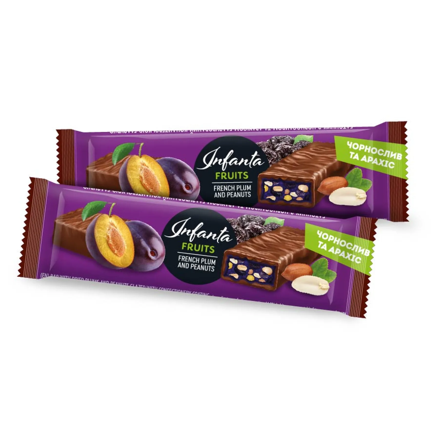 Infanta Fruits - 40 г французька слива та арахіс (поштучно)