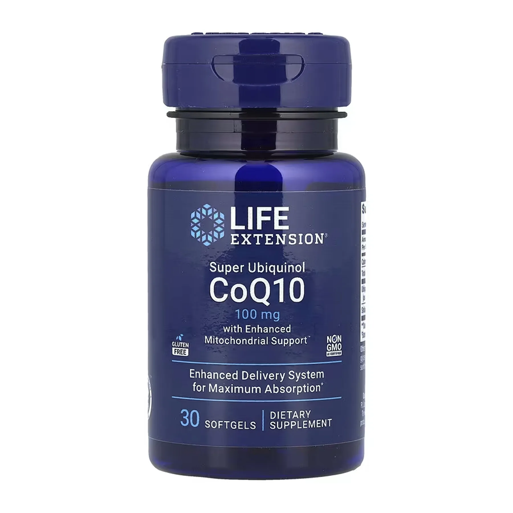 Super Ubiquinol CoQ10 with Enhanced Mitochondrial Support™ 100 мг - 30 капсул