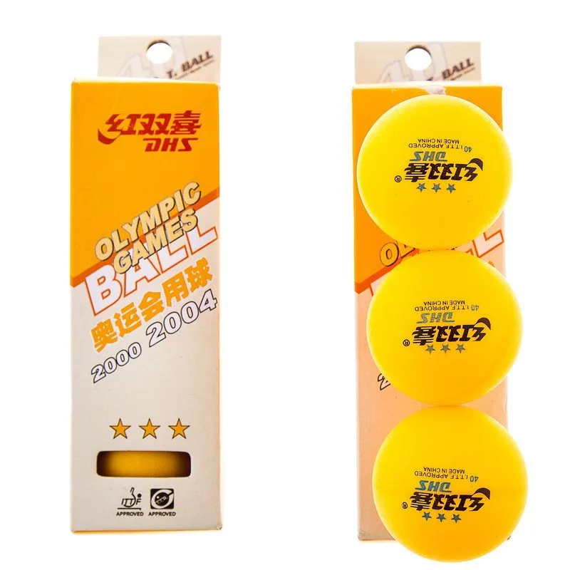 Кульки для настільного тенісу DHS 3*