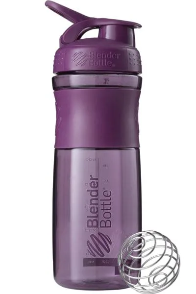 Шейкер спортивний пляшка BlenderBottle SportMixer Flip 820 мл сливовий