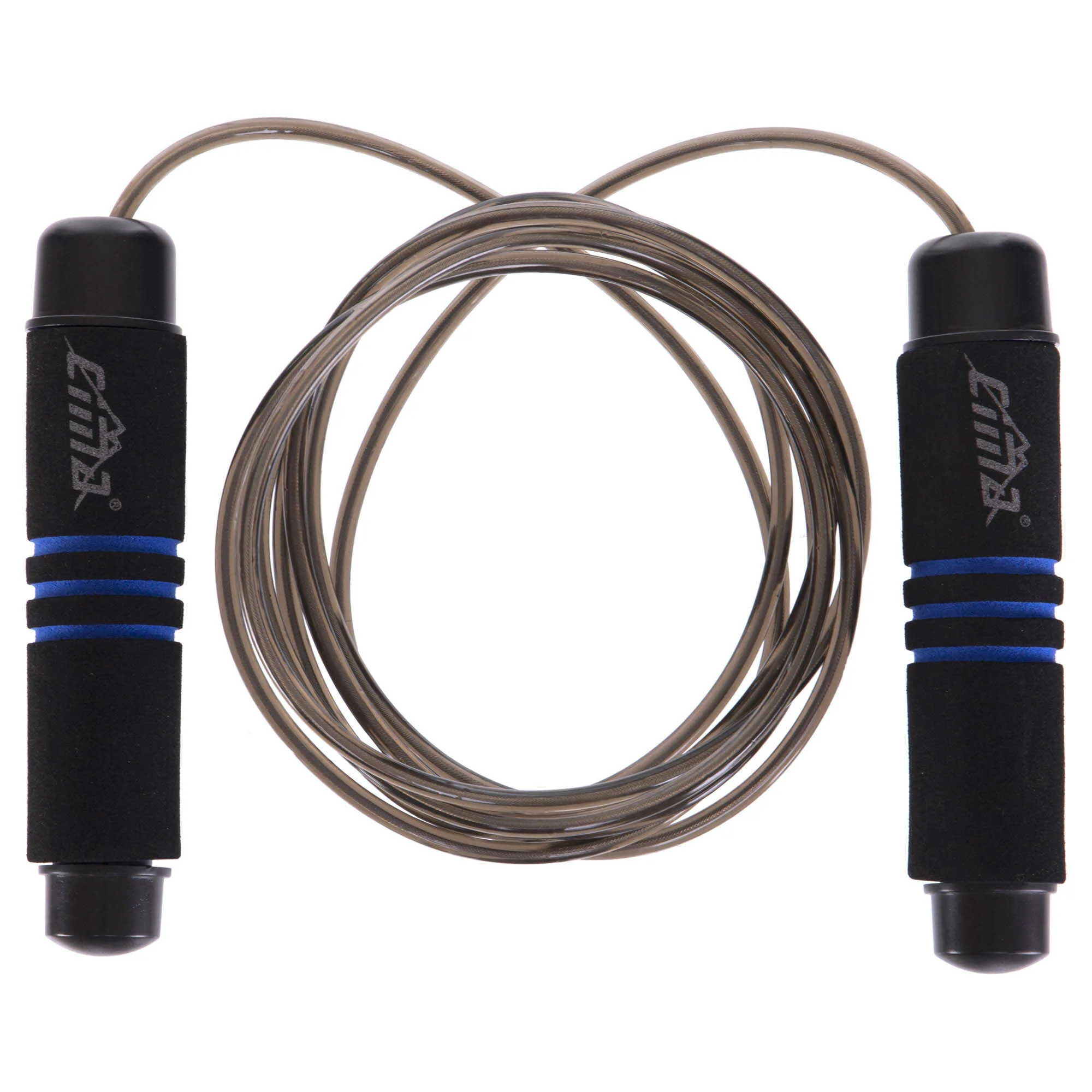 Скакалка швидкісна з підшипниками та сталевим тросом та обтяжувачами CIMA CM-J586 3м