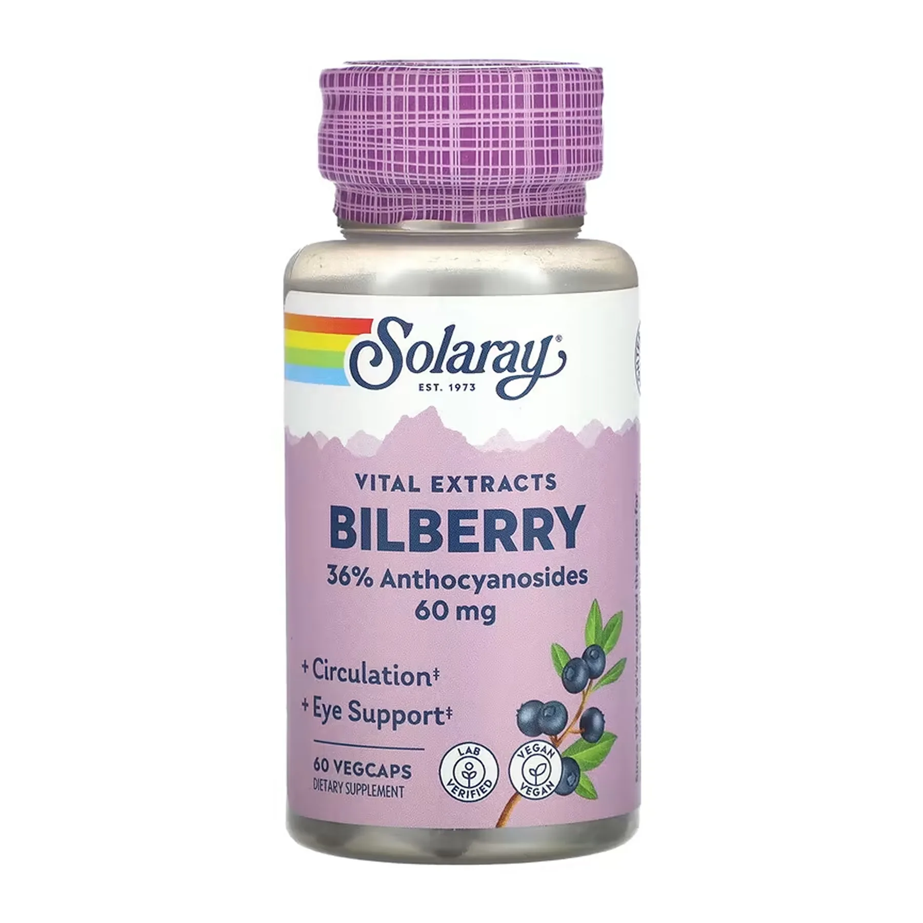 Bilberry Berry Extract 60 мг - 60 капсул