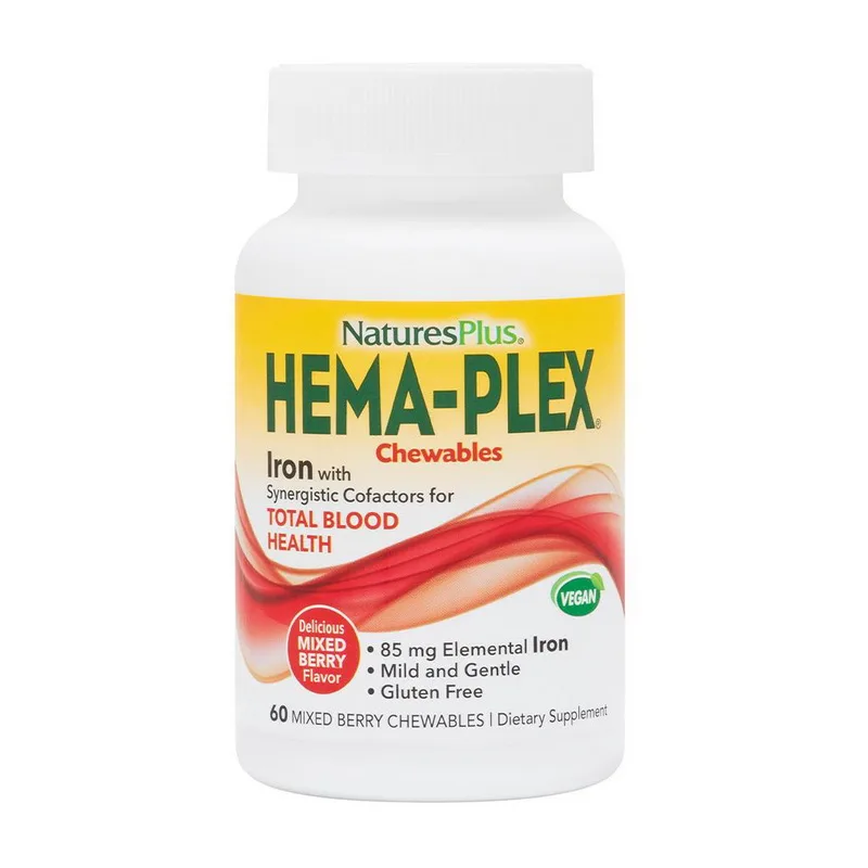 Hema Plex Iron 60 chew tabs ягідний мікс