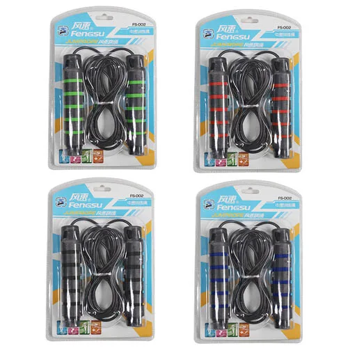 Скакалка з обважнювачами синій