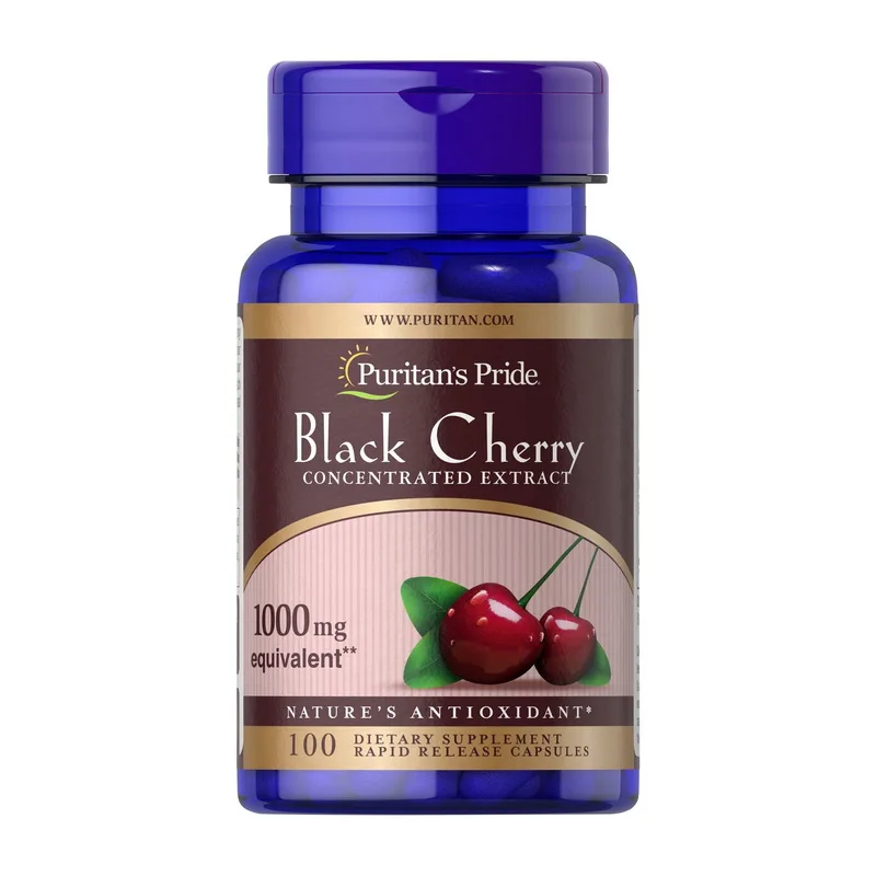 Black Cherry Concentrated Extract 1000 мг - 100 капсул