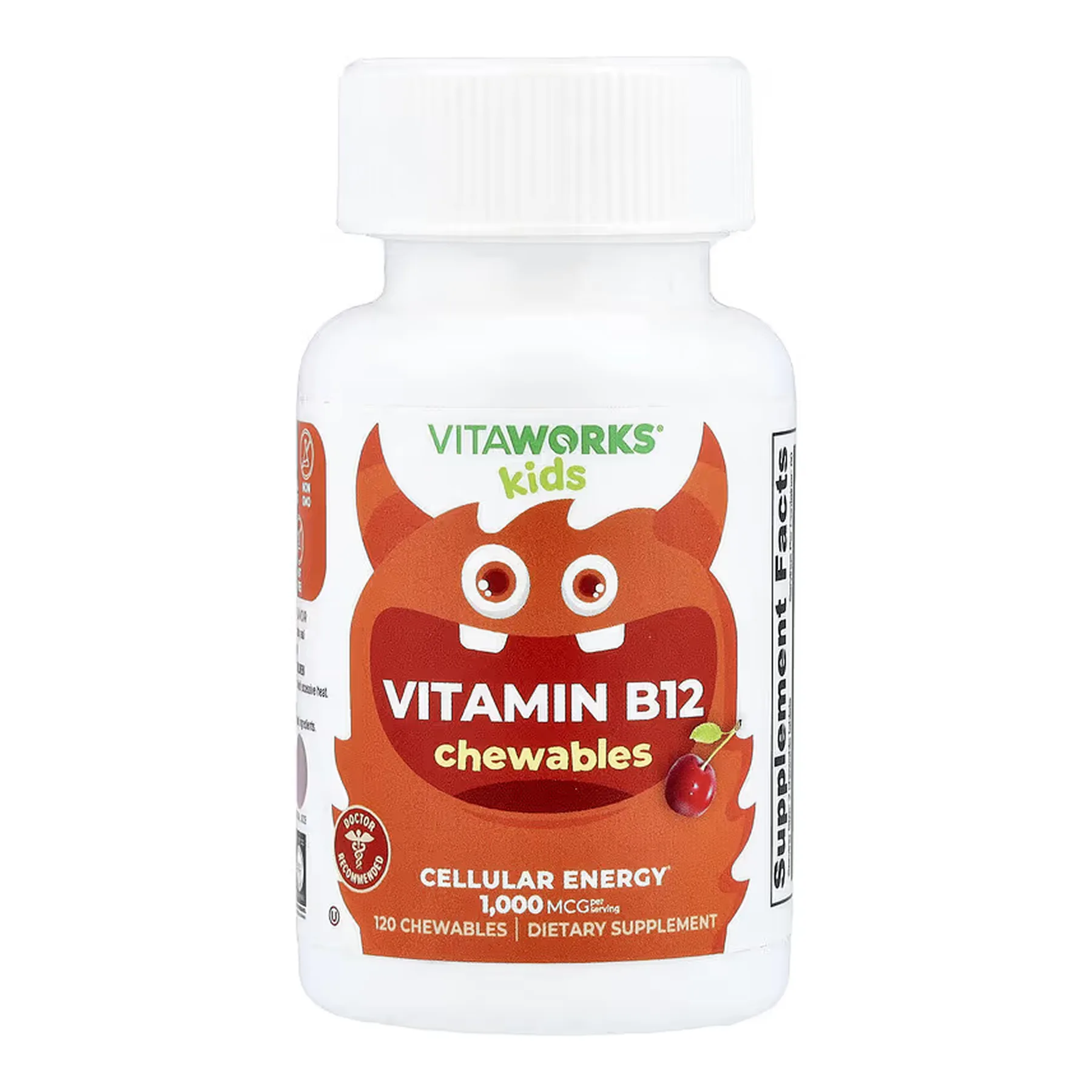 VitaWorks Kids Vitamin B12 120 жувальних таблеток (До 01.27)