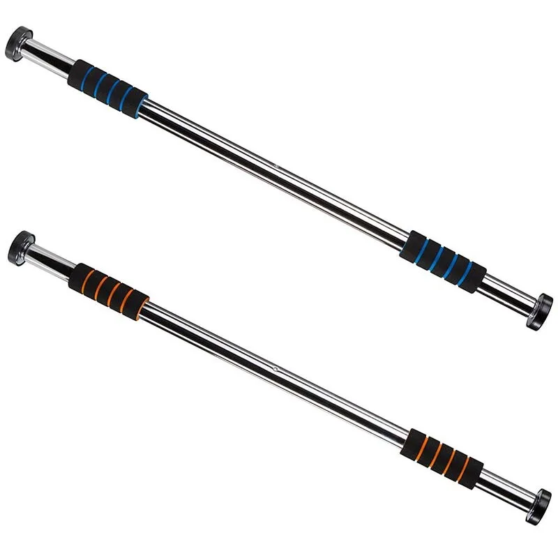 Турнік у дверний проріз розсувний 80-120 см синій