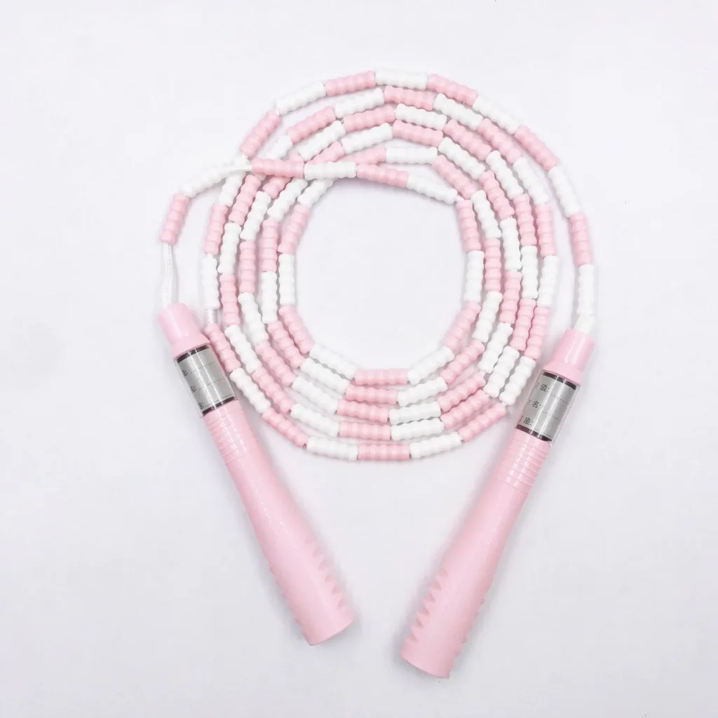 Скакалка бісерна Yixin Рожевий