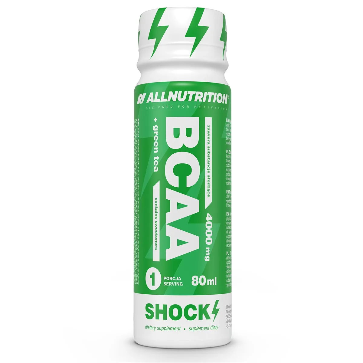 BCAA Shock Shot - 80 мл Зелений чай