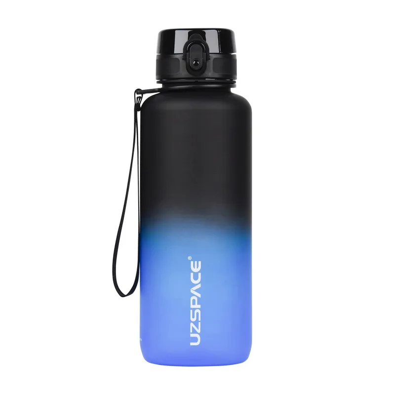 Uzspace Frosted Gradient Waterbottle 3056 1,5 л чорний/blue
