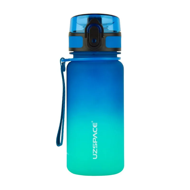 Uzspace Frosted Gradient Waterbottle 3034 - 350 мл синій/зелений