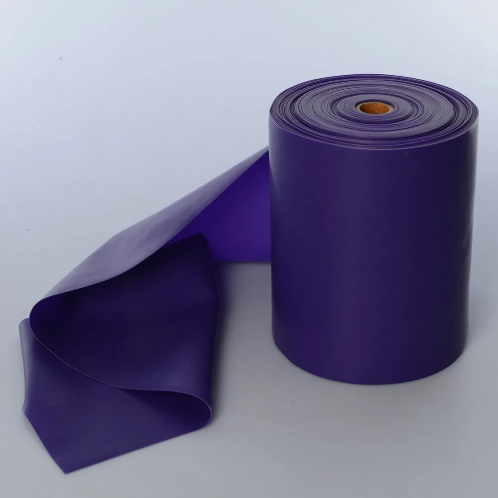 Стрічка еластична для фітнесу та йоги 0,45 мм рулон 20 м