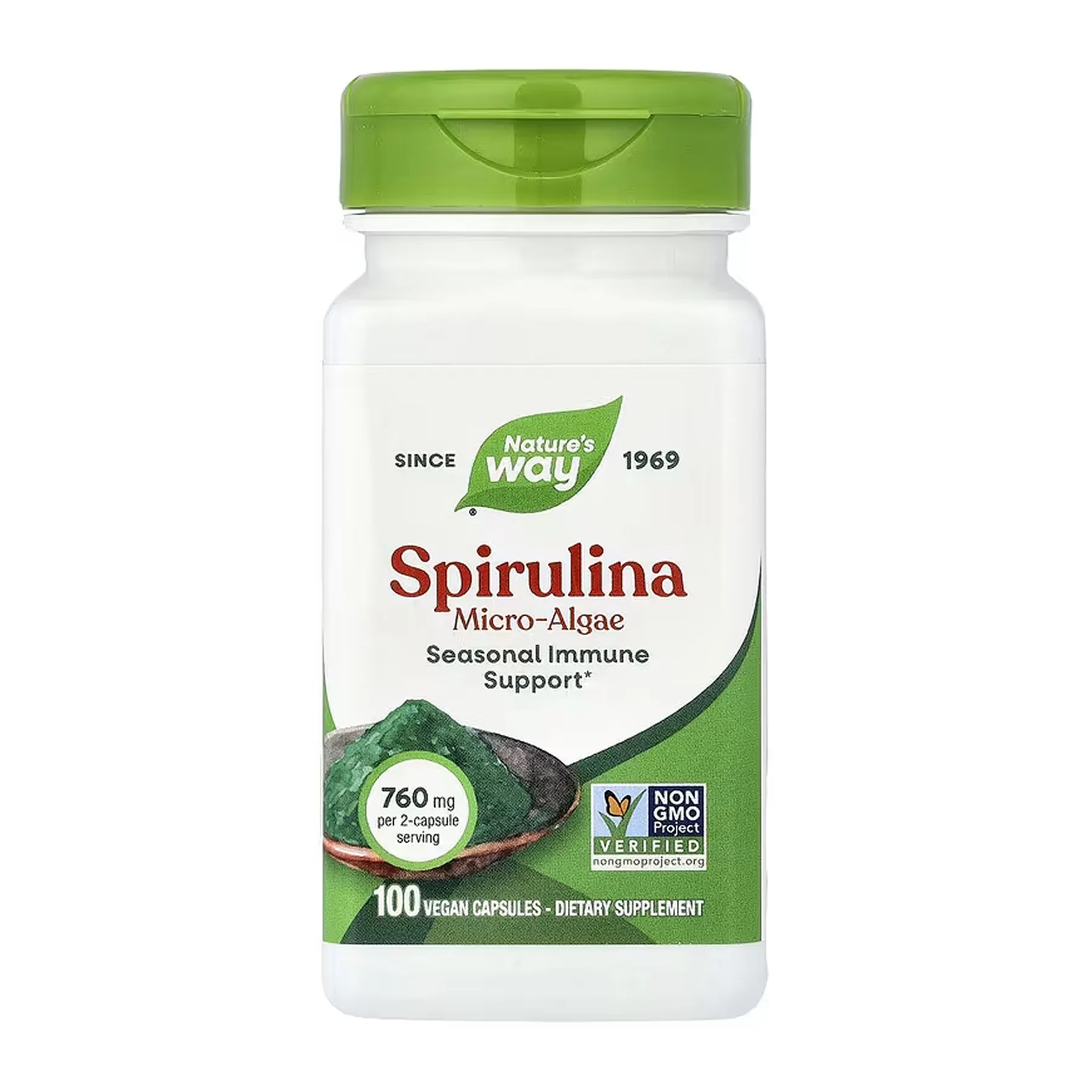 Spirulina Micro Algae - 100 капсул
