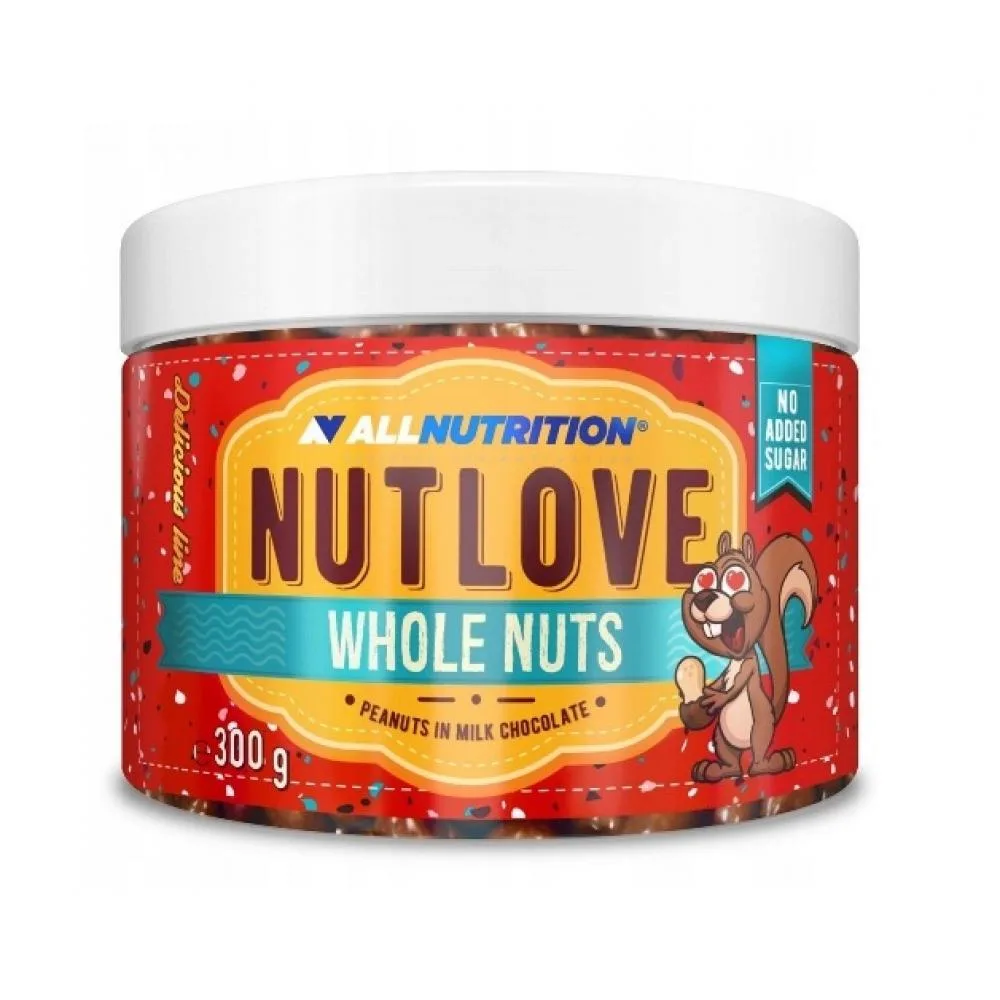 Nut Love - 300 г цілі горіхи мигдалю в білому шоколаді та кориці