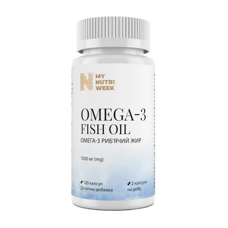 Omega-3 Fish Oil 1000 мг - 120 капсул