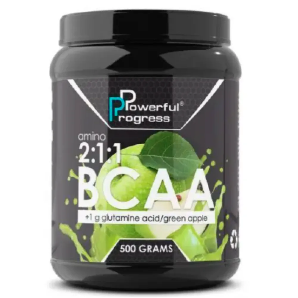 BCAA 2:1:1 + Glutamine - 500 г Яблуко