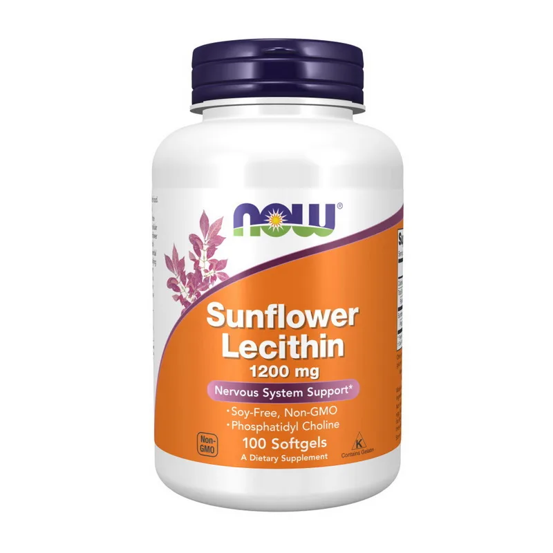 Sunflower Lecithin 1200 мг - 100 софтгель