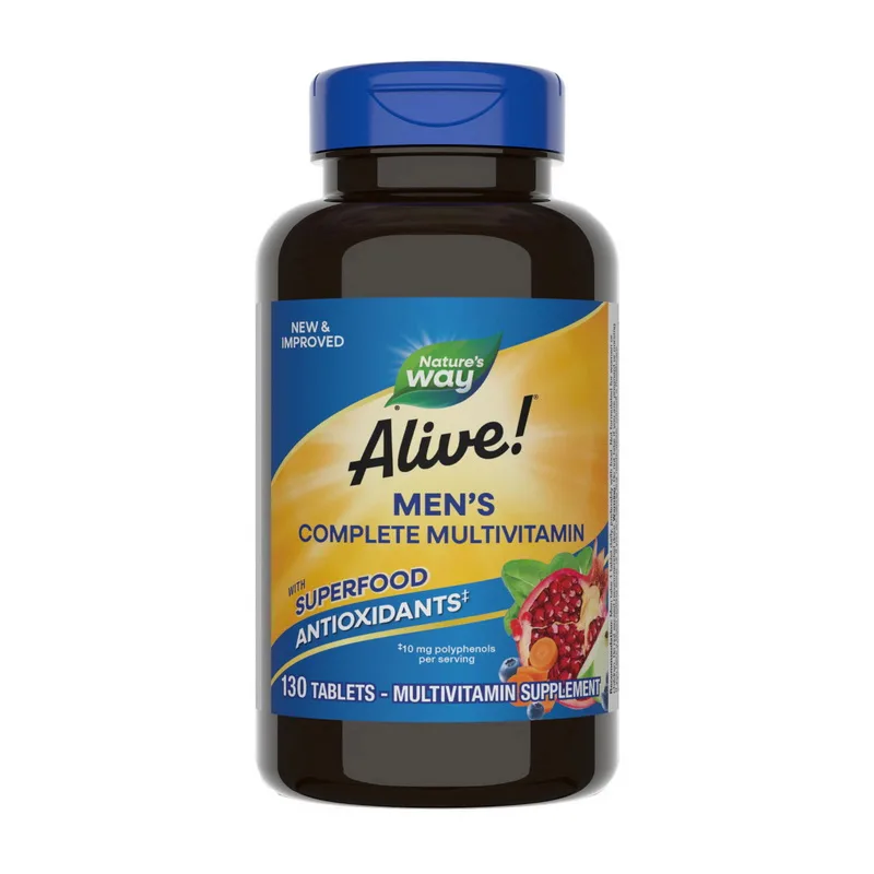 Alive! Men's Complete Multivitamin - 130 таблеток