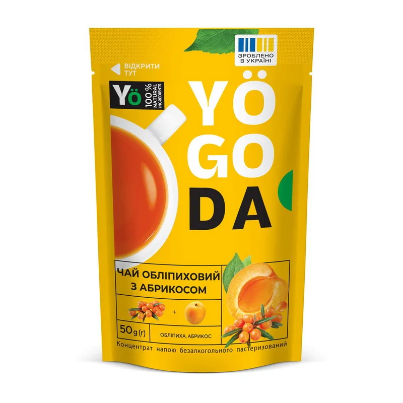 Yogoda Tea - 50 г обліпиха абрикос