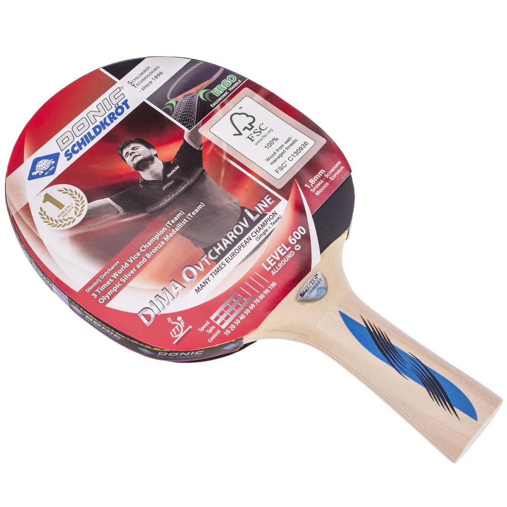 Ракетка для настільного тенісу DONIC OVTCHAROV 600 Original