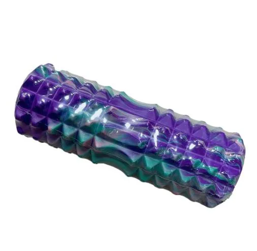 Роллер для занять йогою та пілатесом 2 фіолетовий