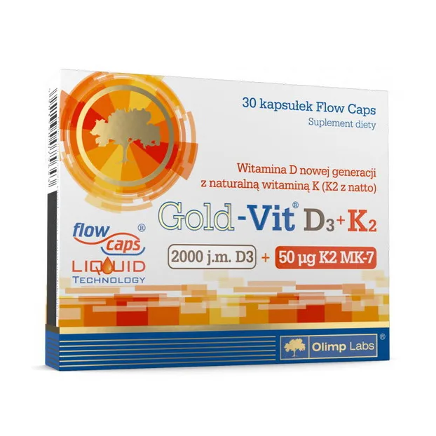 Gold Vit D3 + K2 2000 IU/50 µg - 30 капсул