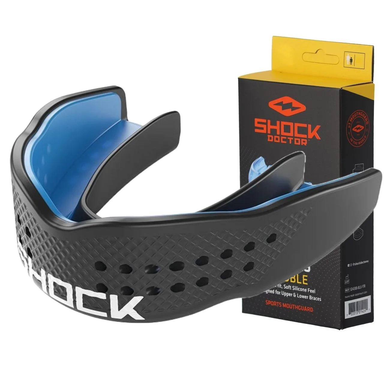 Капа Shock Doctor SuperFit доросла вік 11+ чорний art. 8901-BK AD