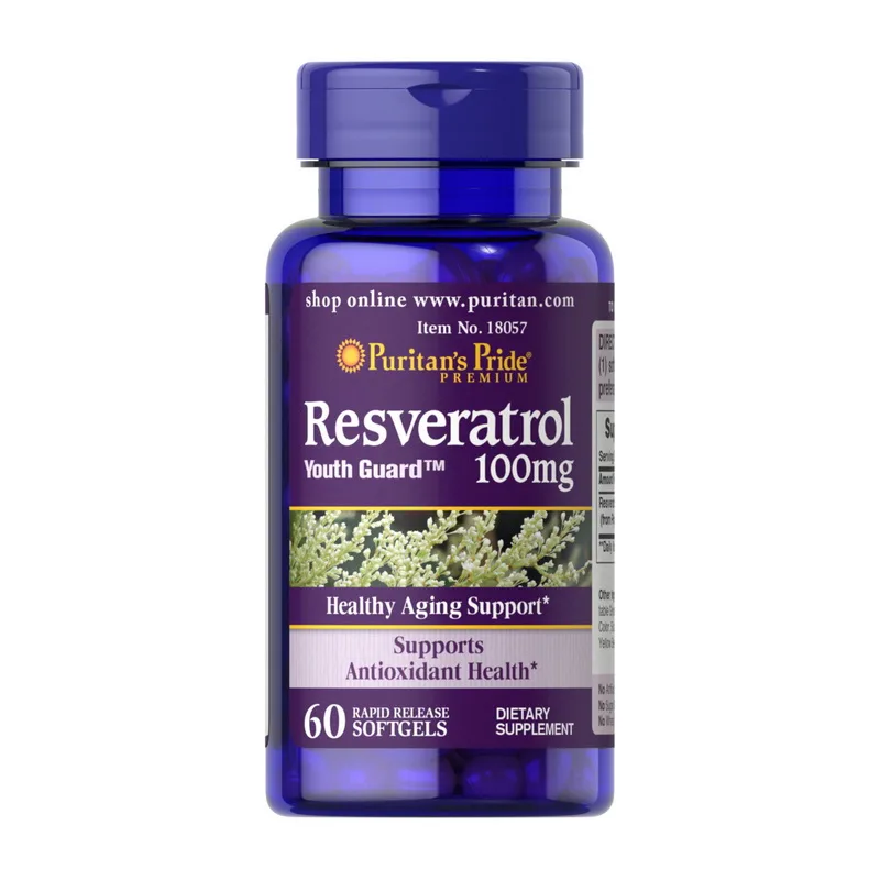 Resveratrol 100 мг - 60 софтгель
