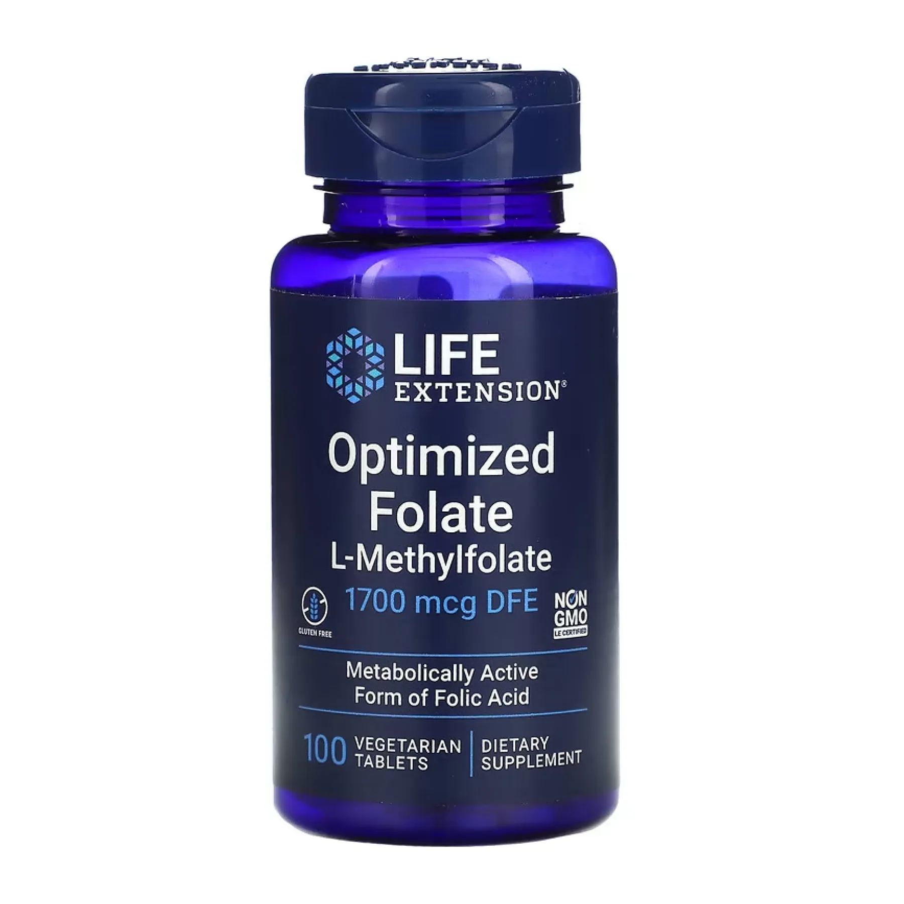 Optimized Folate 1700 mcg DFE - 100 tablets
