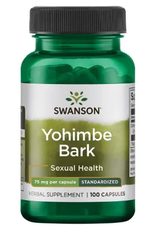 Yohimbe Bark-Standardized 75 мг - 100 капсул
