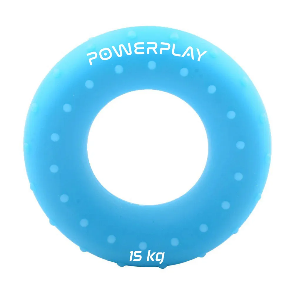 Еспандер кистьовий силіконовий PowerPlay PP-4338 Hand Grip Light 15 кг. блакитний