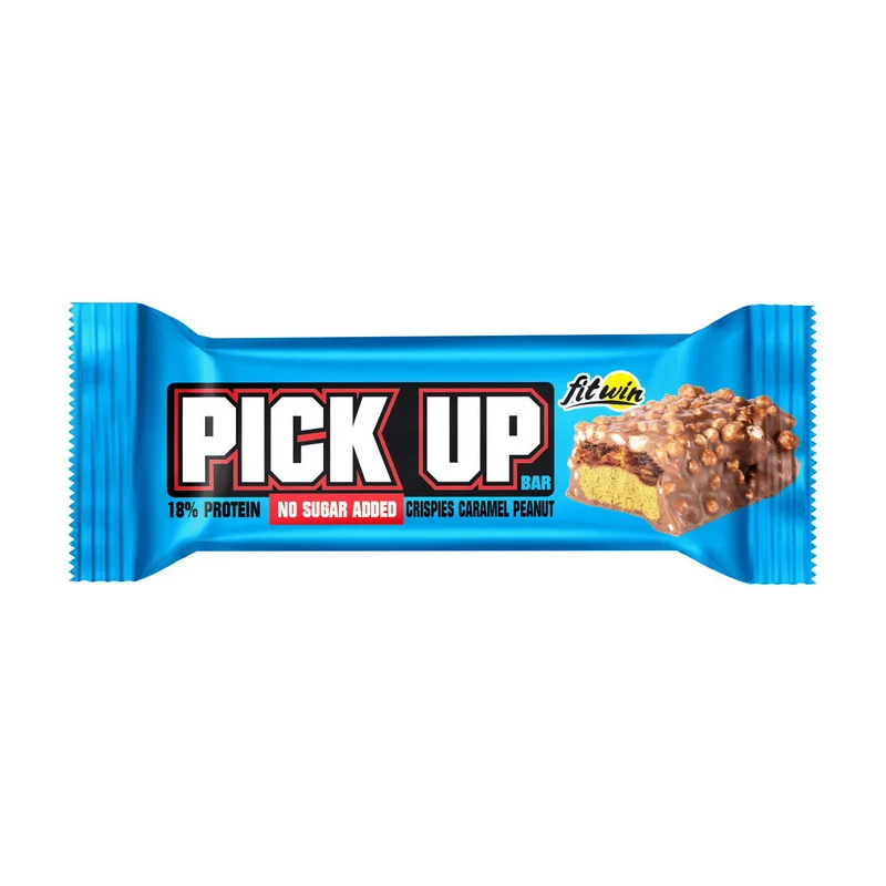 Pick Up Bar No Sugar Added - 45 г crispies карамель арахіс