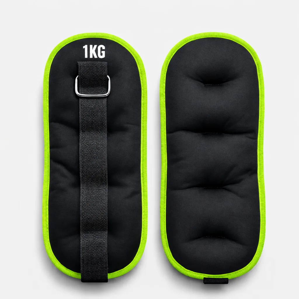 Обтяжувачі-манжети для рук і ніг 2 шт по 0,25 кг 87221-0_5 Чорний-салатовий